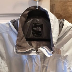 The North Face with hood -girls sz medium for warmth or rain